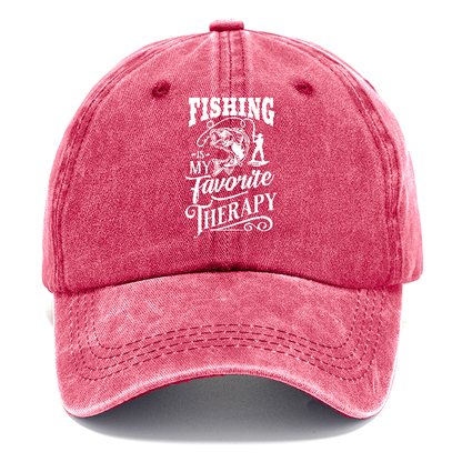 Fishing is my favorite therapy Hat