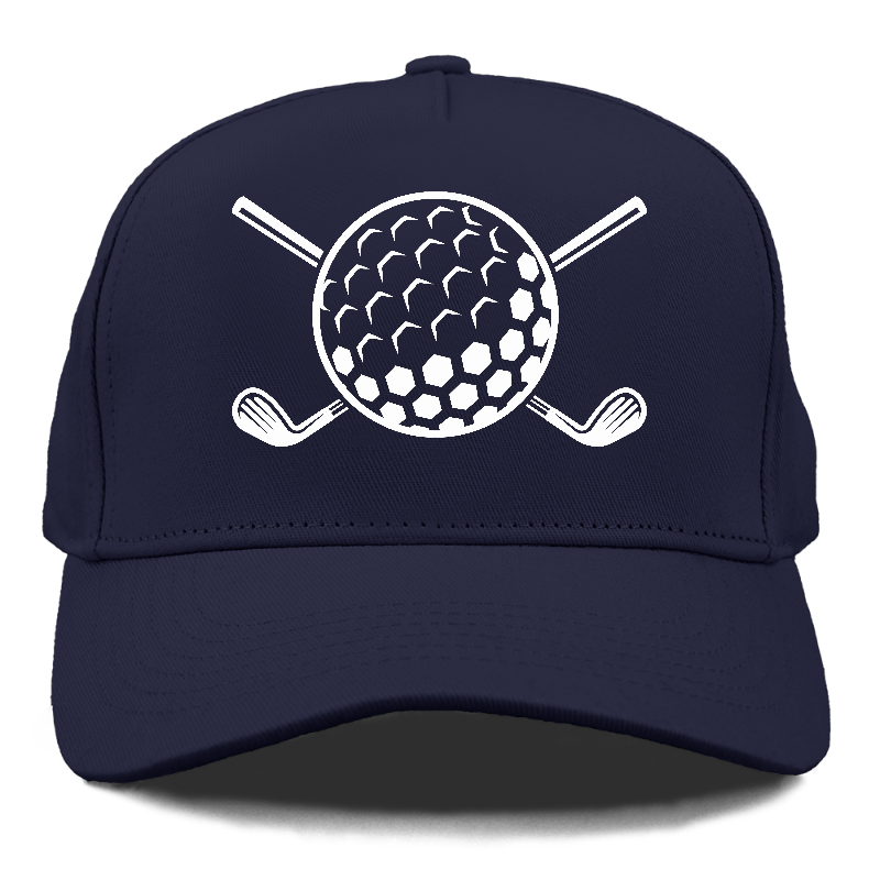 Golf Ball And Clubs Hat