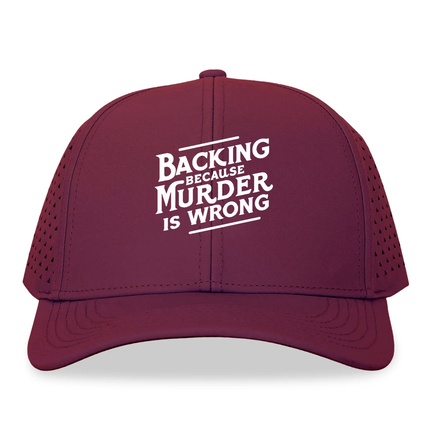 backing because murder is wrong Hat