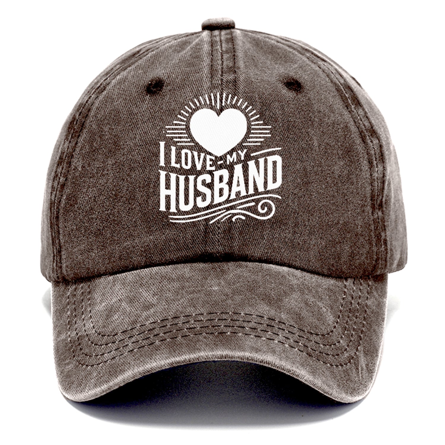 i love my husband Hat