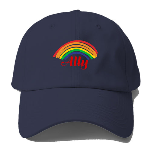 Lgbt Ally Baseball Cap For Big Heads