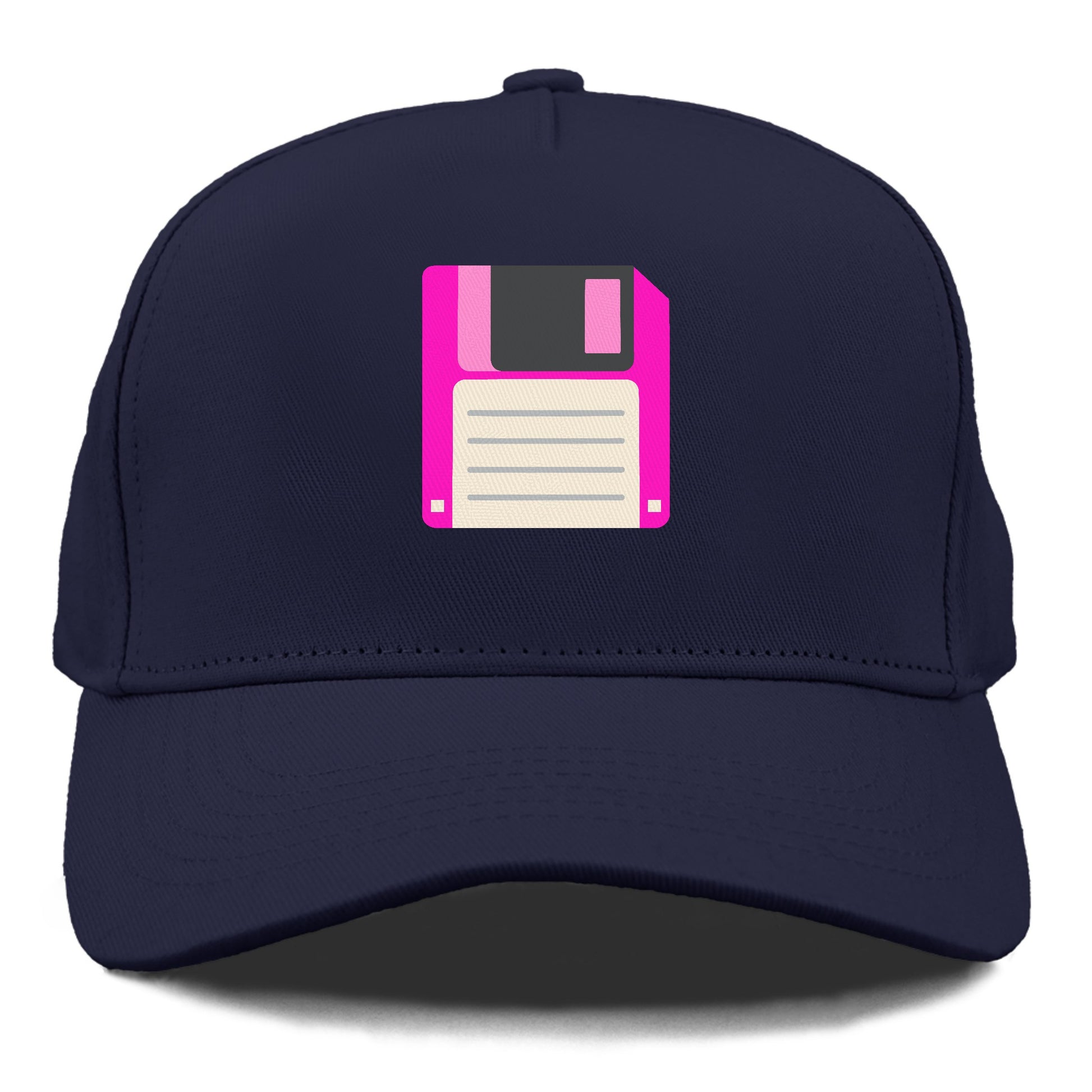 Retro 80s Floppy Disk Pink Hat