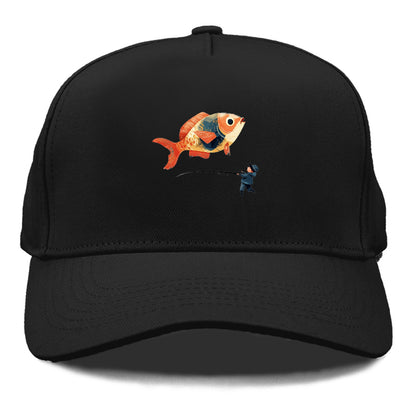 Big Catch  Man and Fish Hat