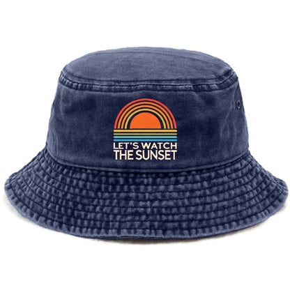 let's watch the sunset! Hat