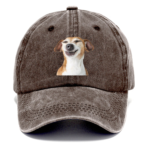 Joyful Jack Russell Terrier With A Beaming, Toothy Smile Classic Cap