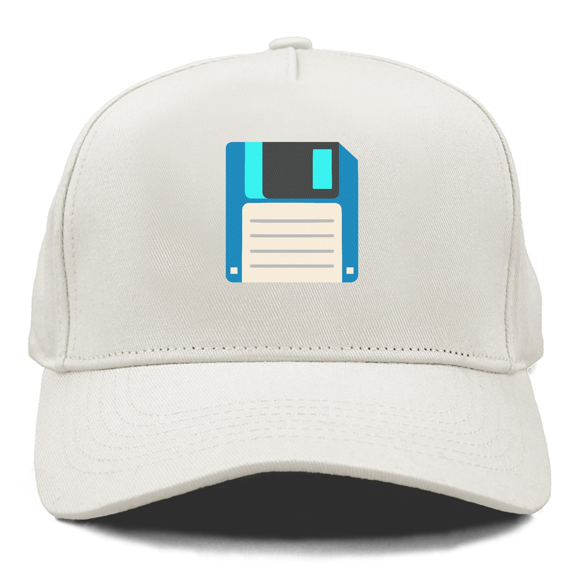 Retro 80s Floppy Disk Blue Hat