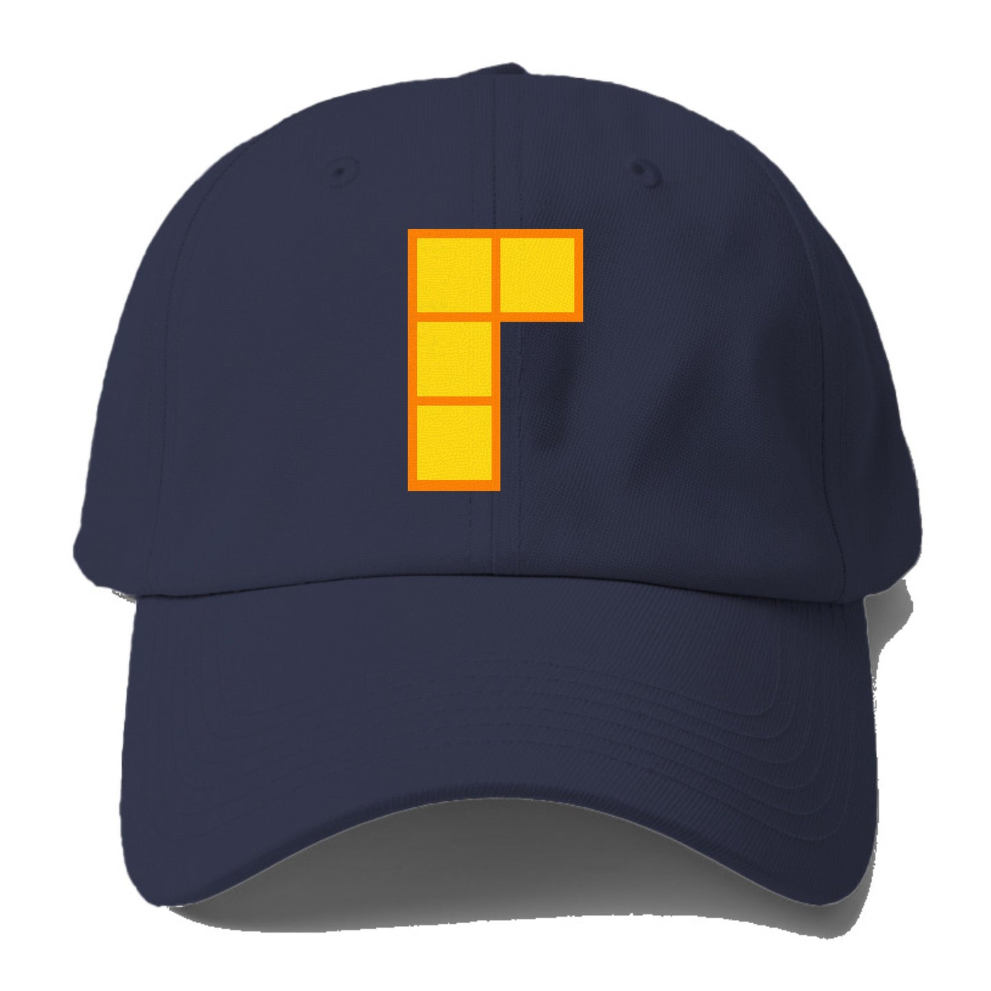 Retro 80s Tetris Blocks Orange Hat