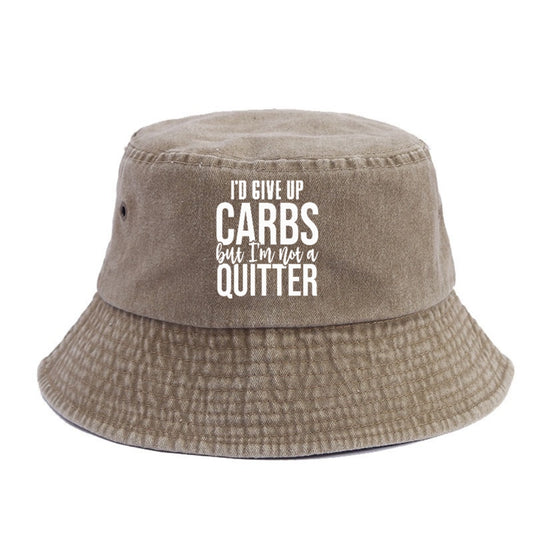 I'd Give Up Carbs But I'm Not A Quitter Hat