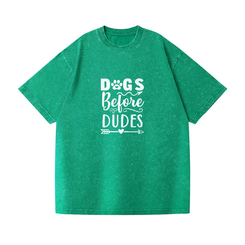 Dogs Before Dudes Vintage T-shirt