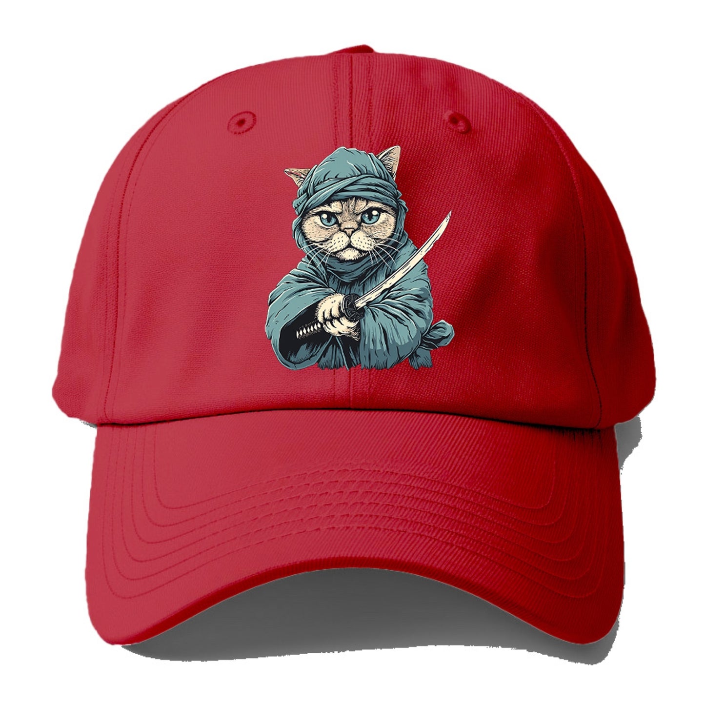 Ninja Cat Fierce Feline Warrior Hat