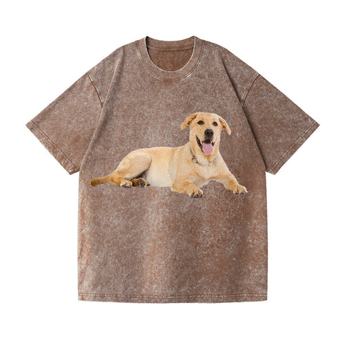 Labrador Laying Down Vintage T-shirt
