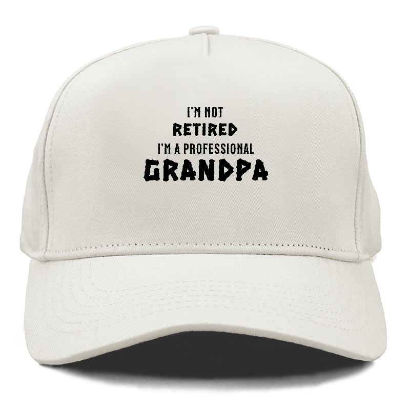 I'm not retired I'm a professional grandpa Hat