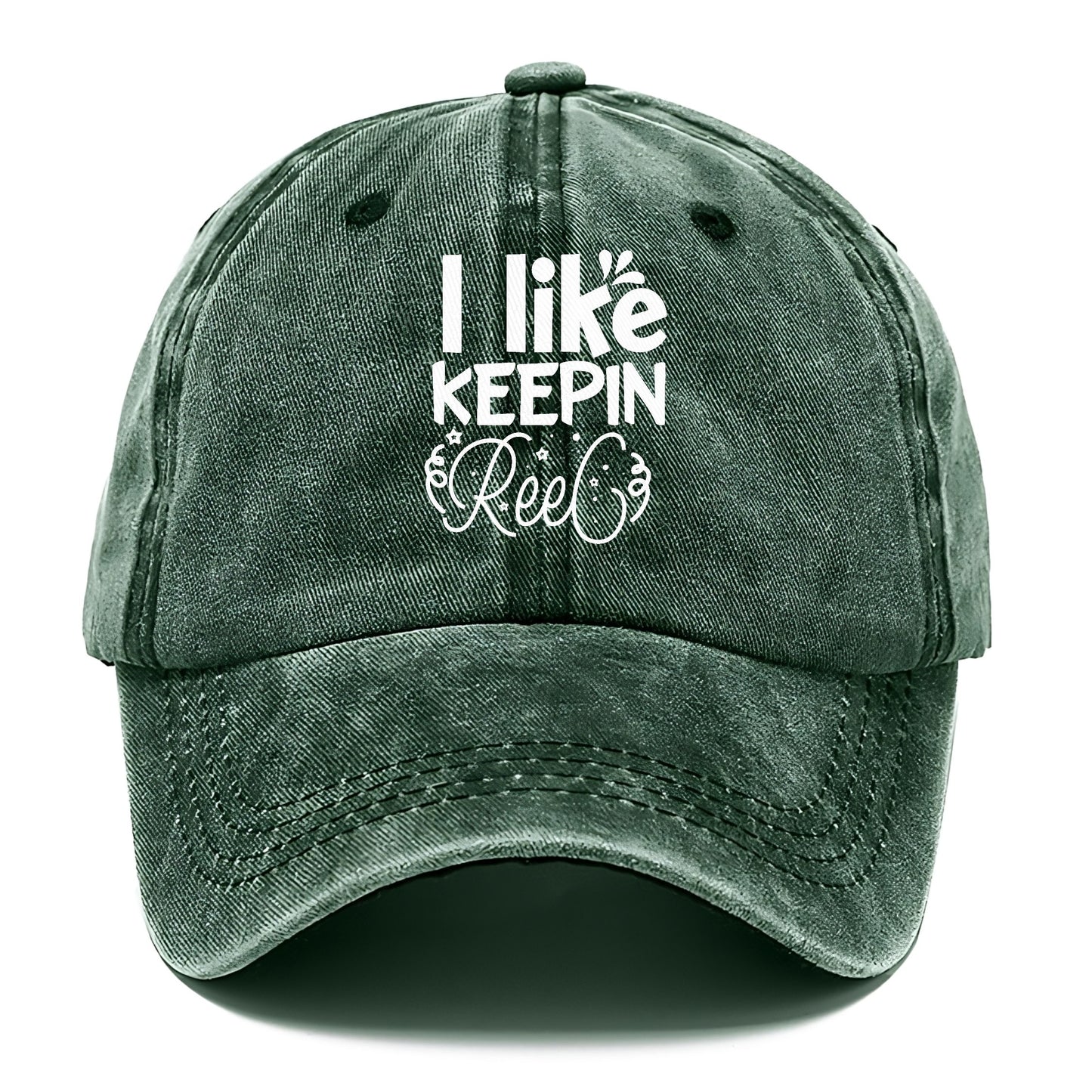 i like keepin reel Hat