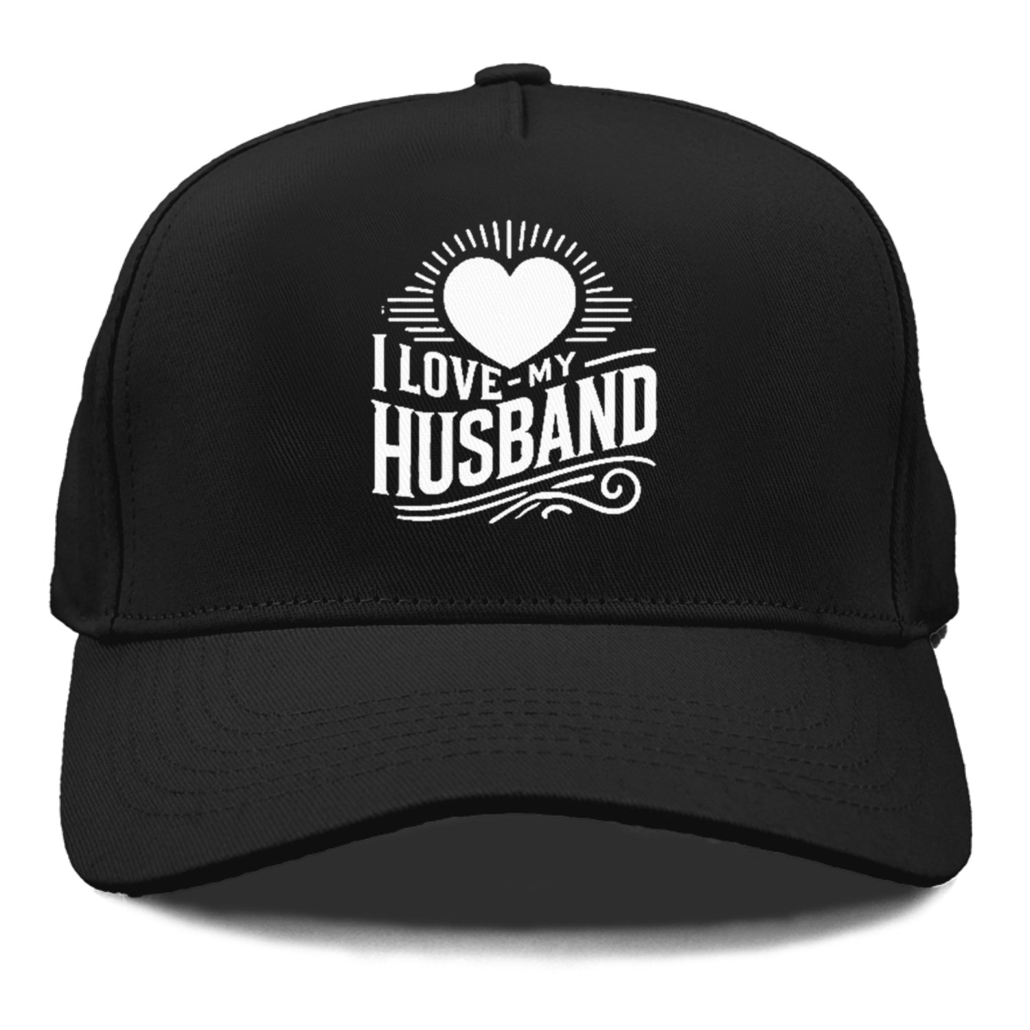 i love my husband Hat