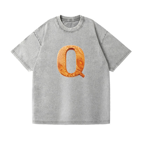 Letter Q Vintage T-shirt