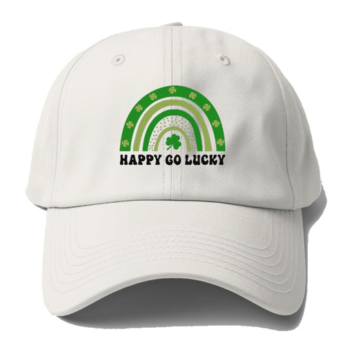Happy Go Lucky Rainbow Baseball Cap