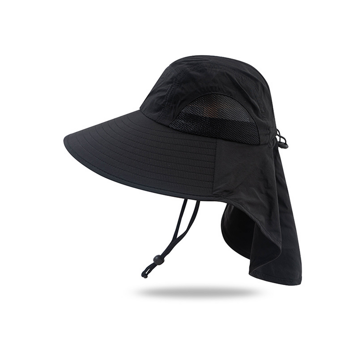 Outdoor Fishing Hat - Sun Protection, Face and Neck Shield, Breathable Wide Brim, Perfect for Hiking