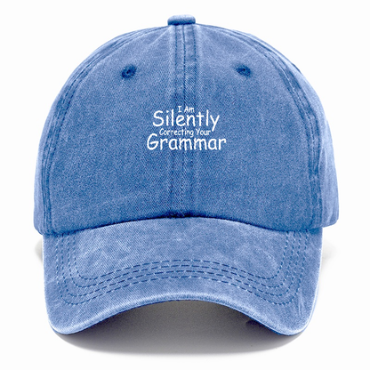 I am silently correcting Hat