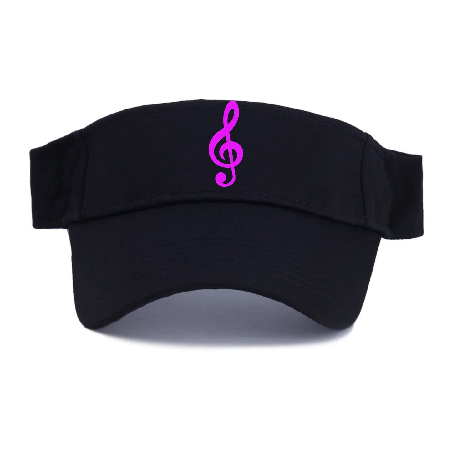 Retro 80s Music Note Purple Hat