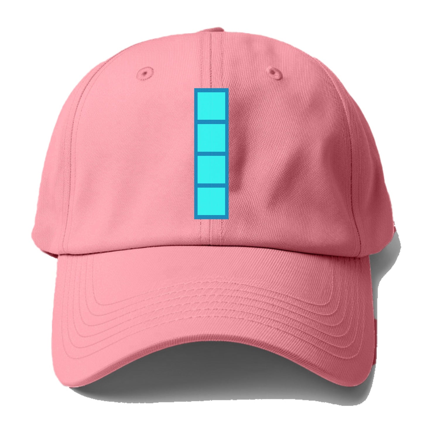 Retro 80s Tetris Blocks Blue Hat