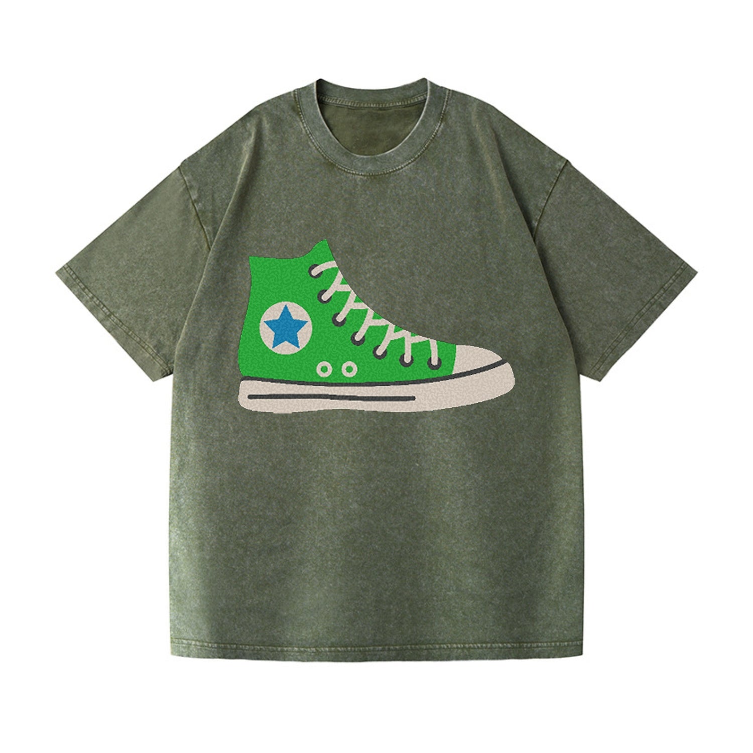 Retro 80s Converse Shoe Green Hat