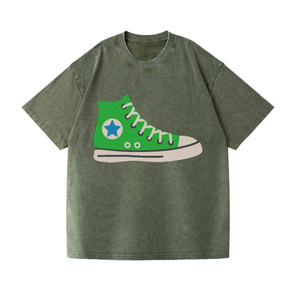 Retro 80s Converse Shoe Green Hat