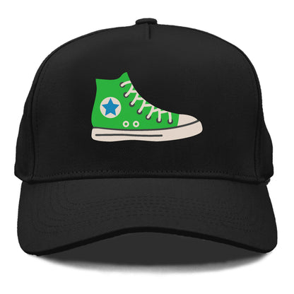 Retro 80s Converse Shoe Green Hat