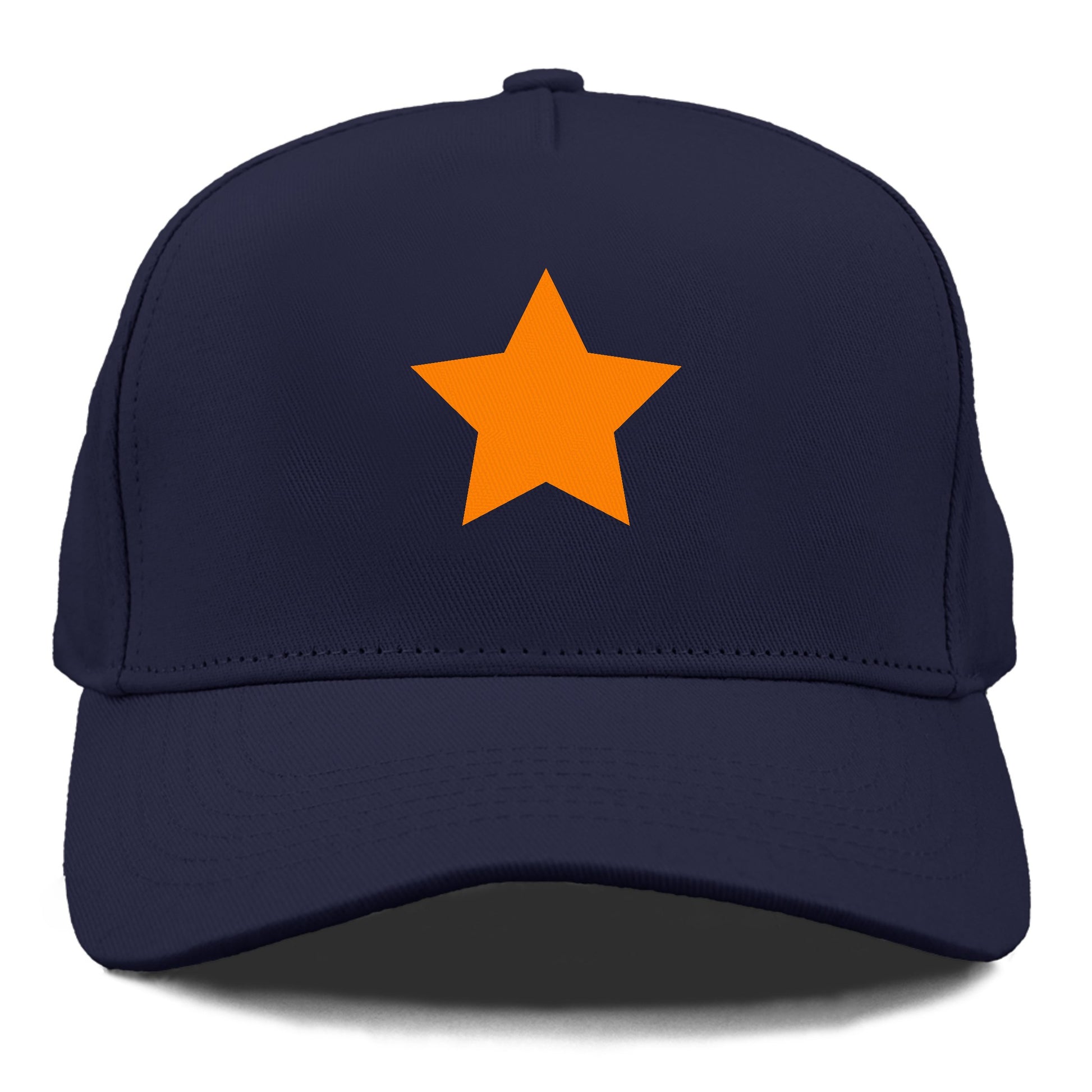 Retro 80s Star Orange Hat