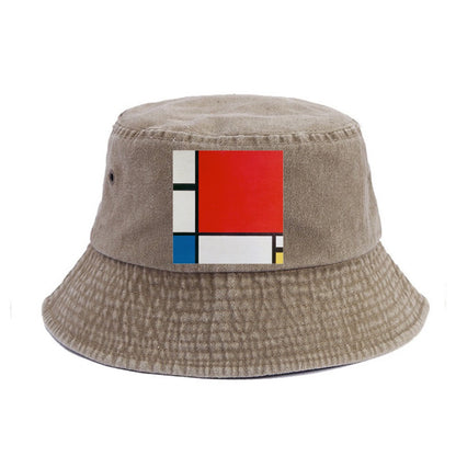 Composition with Red Blue and Yellow Hat