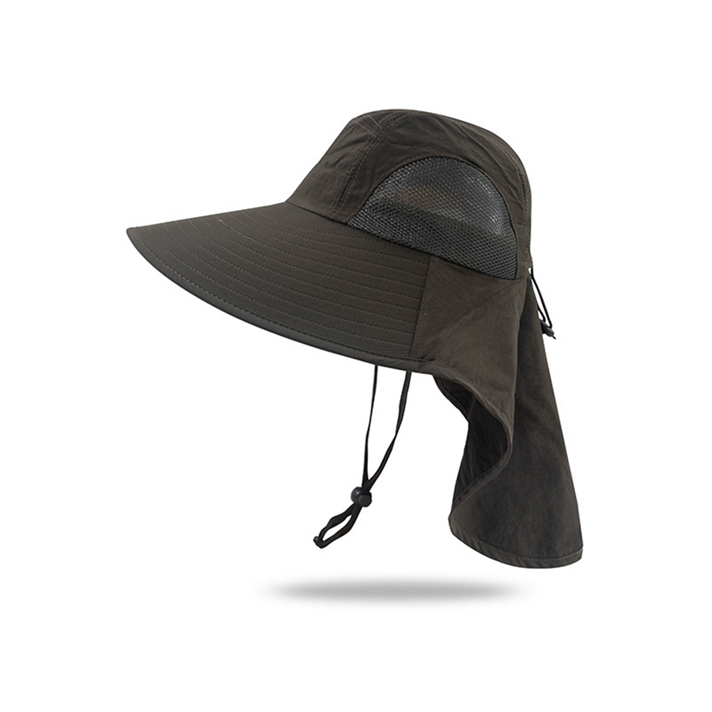 Outdoor Fishing Hat - Sun Protection, Face and Neck Shield, Breathable Wide Brim, Perfect for Hiking