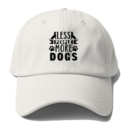 Less people more dogs Hat