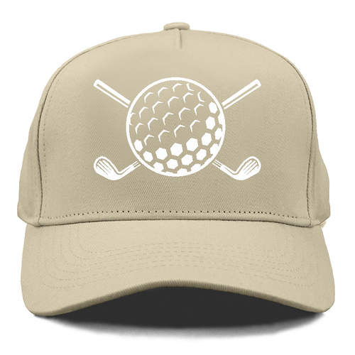 Golf Ball And Clubs! Cap