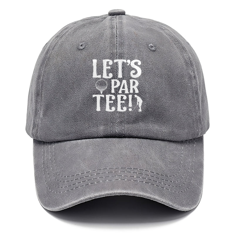 Let's par tee Hat