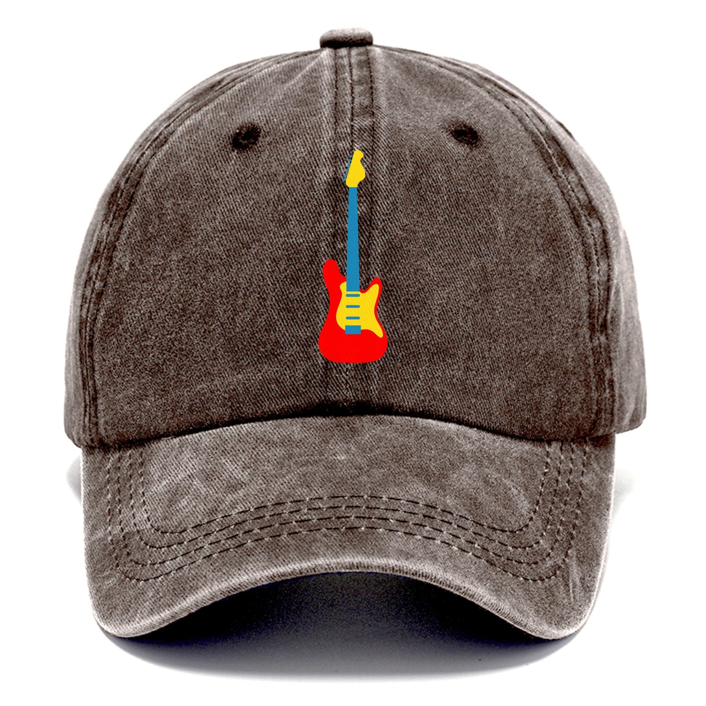 Retro 80s Guitar Red Hat