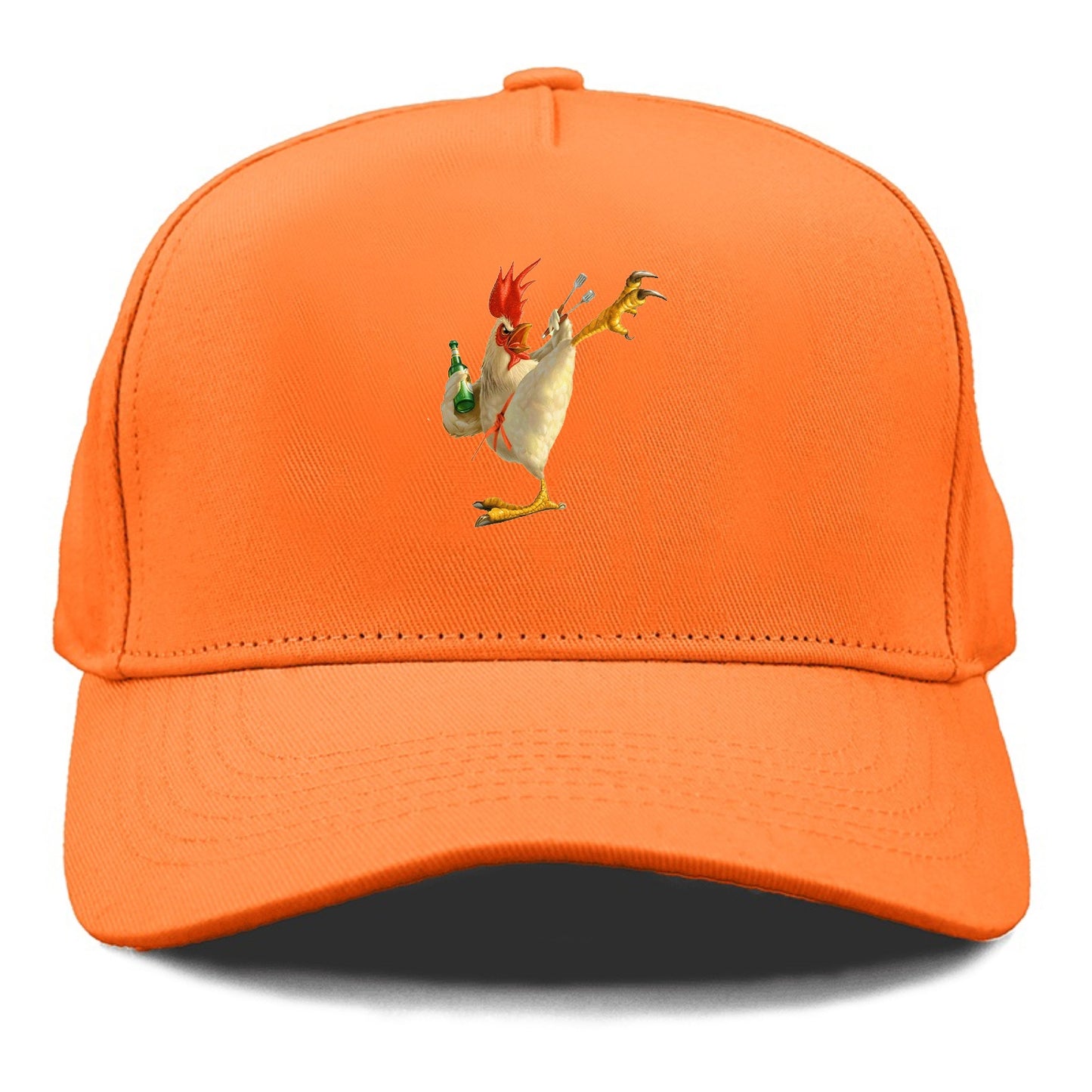 Crazy Rooster Fantasy Art Hat