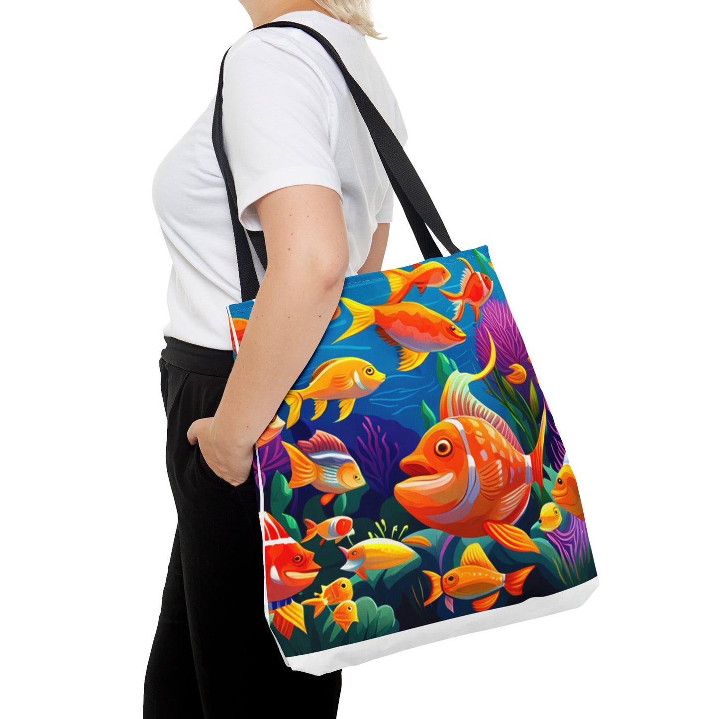 Aquí Fishy Fishy Fishy Tote Bag (AOP)