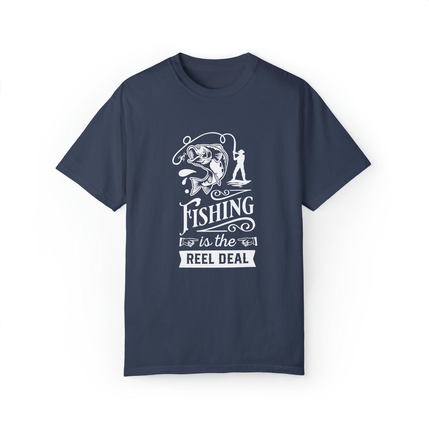Camiseta "La pesca es el trato del carrete"