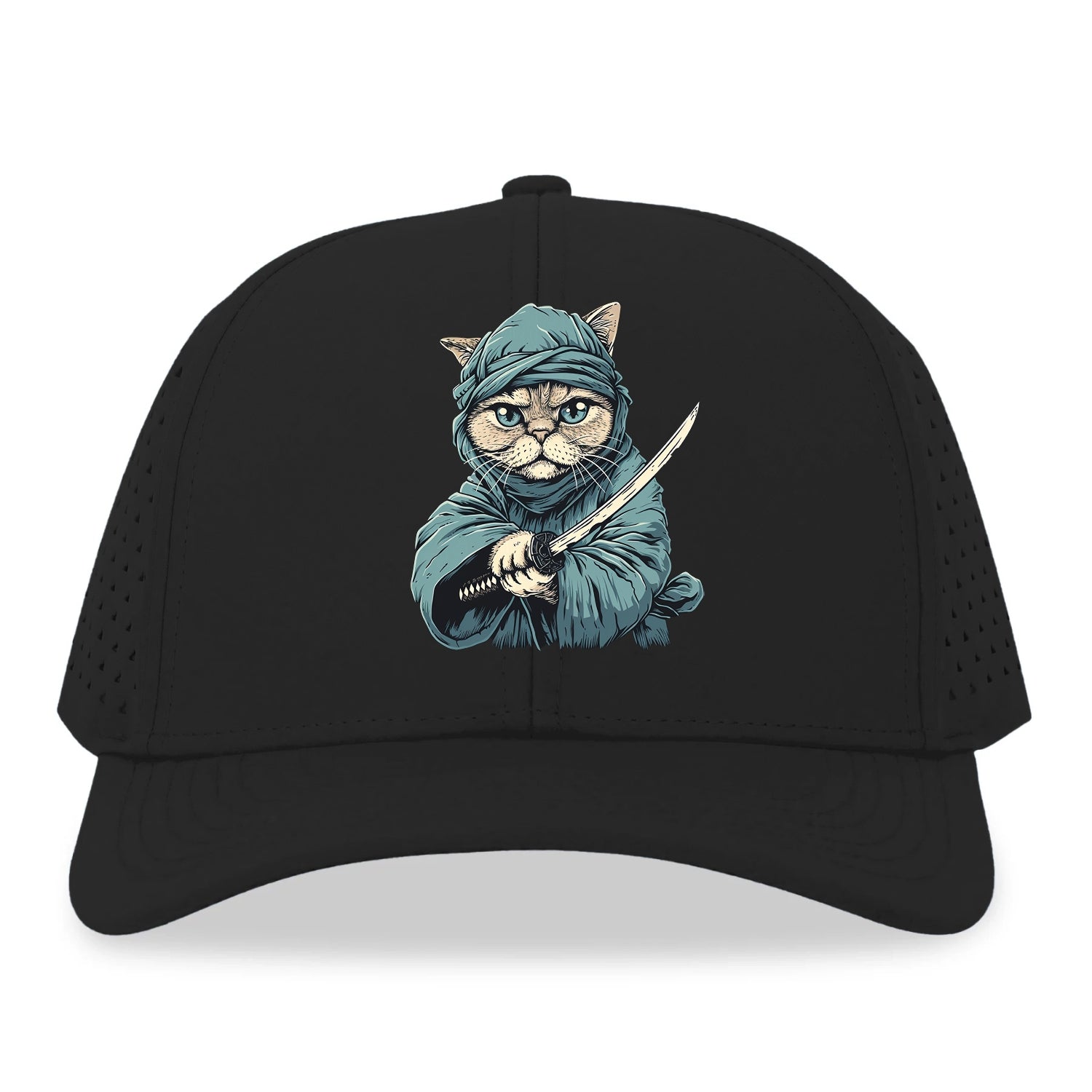 Ninja Cat Fierce Feline Warrior Hat