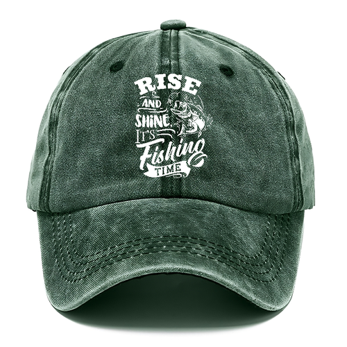 Rise And Shine Its Fishing Time Classic Cap