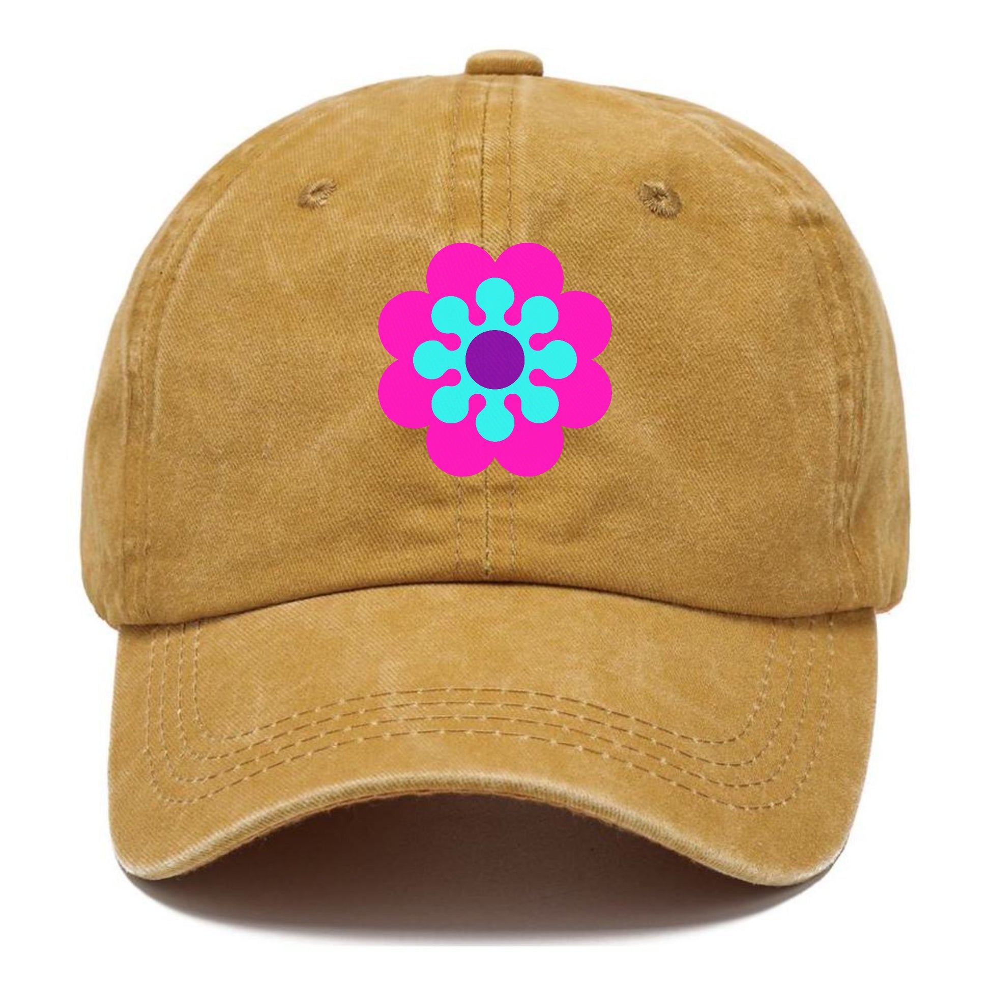 Retro 80s Flower Pink Hat