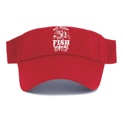 Eat sleep fish repeat Hat