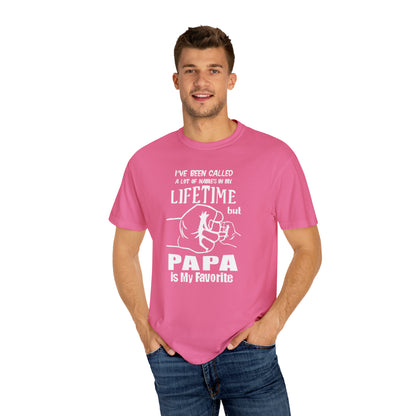 Cherished Title: The Papa T-Shirt for Grandfathers and Father Figures