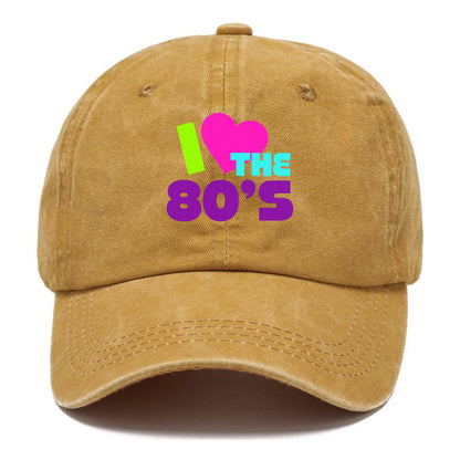 Retro 80s I Heart The 80s Hat