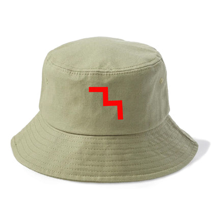 Retro 80s Zig Zag Red Hat