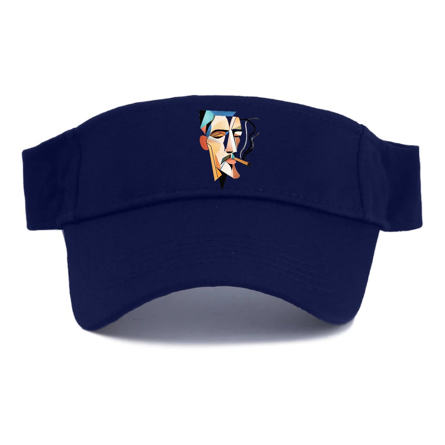 Abstract Smoking Man Hat