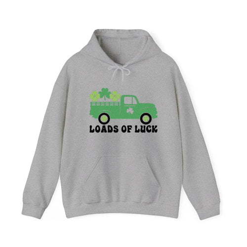 Loads Of Luck Clover Truck Hooded Sweatshirt