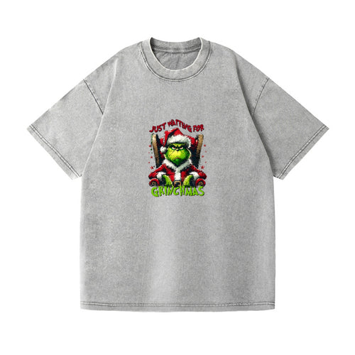 Just Waiting For Grinchmas Vintage T-shirt