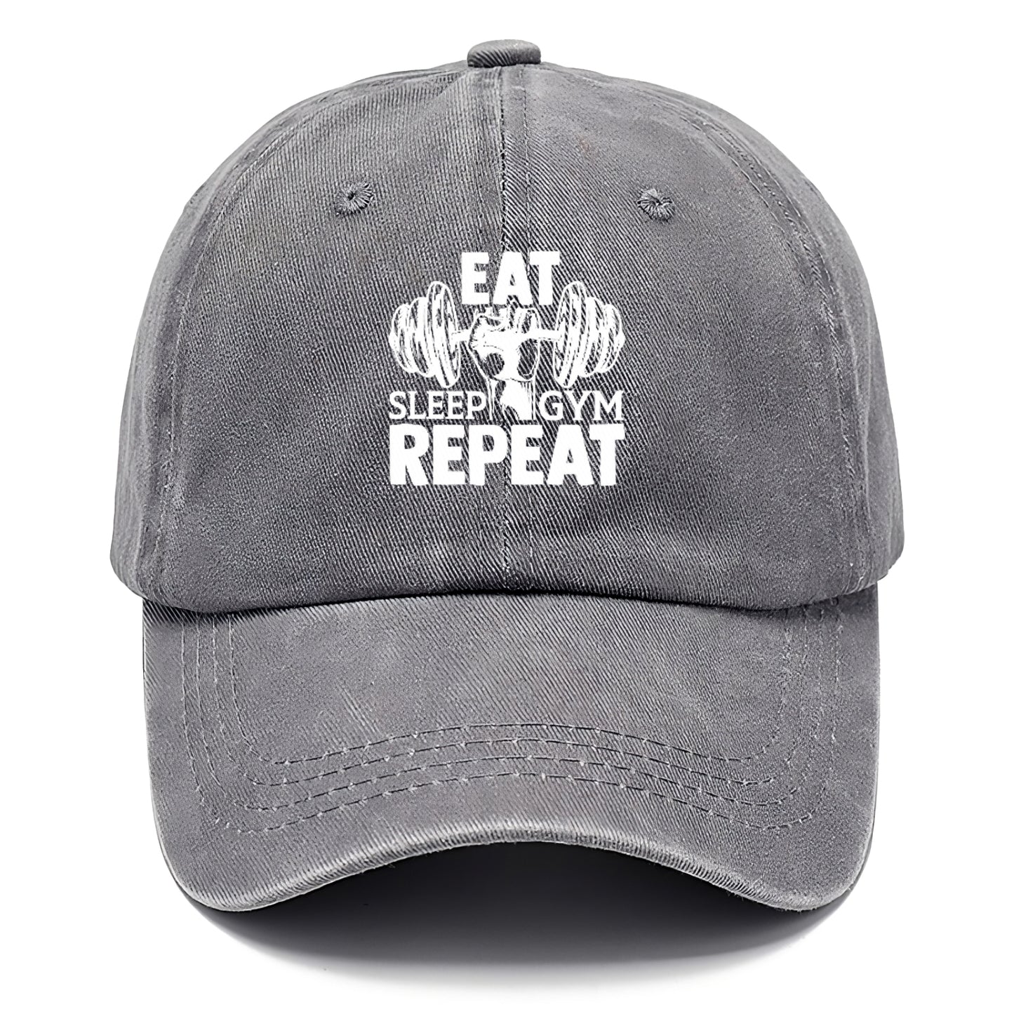 eat sleep gym repeat Hat