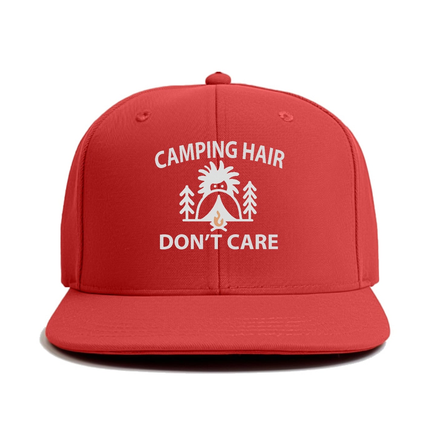 camping hair don't care Hat