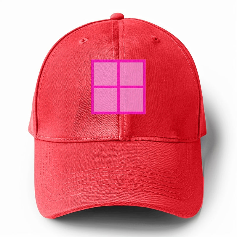 Retro 80s Tetris Blocks Pink Hat